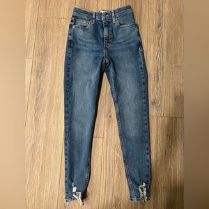 Topshop Jamie High Waisted Skinny Jeans W25 L30